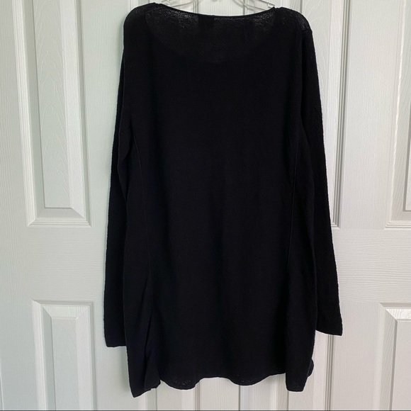 Eileen Fisher Black Long Sleeves Wool Tunic Size M - Picture 6 of 9